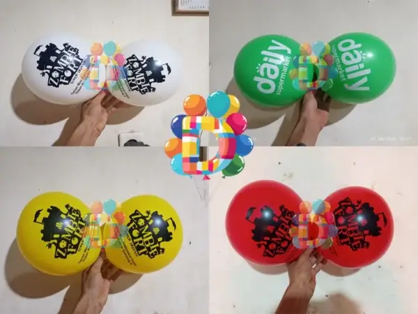 kolase latex dinasti balon
