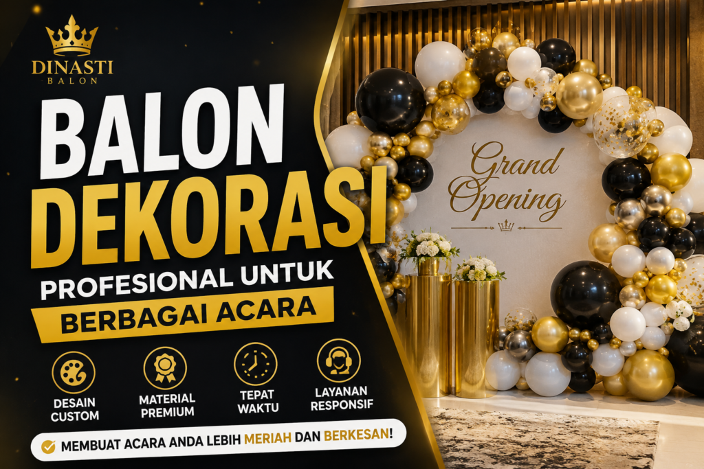 balon dekorasi dinastibalon.com