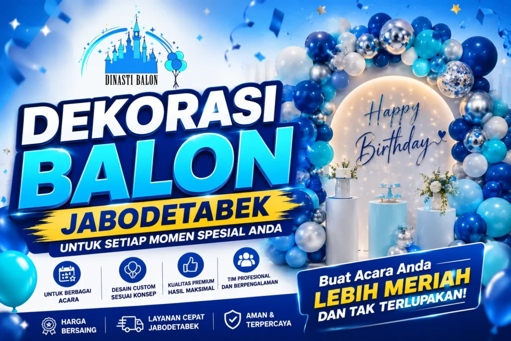 dekorasi balon jabodetabek dinastibalon.com